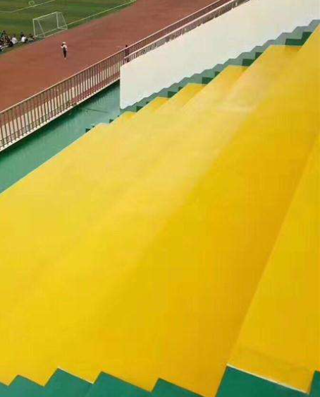 湖南球场台阶翻新修补改造